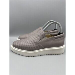 Claetyn Wood Shoes Women’s Size‎ 6 US/ 36.5 EU Slip On Gray Perforated